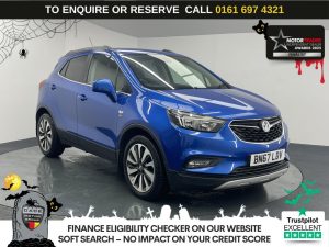 Used 2017 BLUE VAUXHALL MOKKA X SUV 1.6 CDTi ecoFLEX Elite Nav SUV 5dr Diesel Manual Euro 6 (s/s) 17in Alloy (136 ps) (reg. 2017-09-01) for sale in Manchester