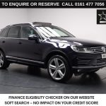 Used 2017 BLUE VOLKSWAGEN TOUAREG SUV 3.0 TDI V6 BlueMotion Tech R-Line Plus SUV 5dr Diesel Tiptronic 4WD Euro 6 (s/s) (262 ps) (reg. 2017-07-27) for sale in Stockport