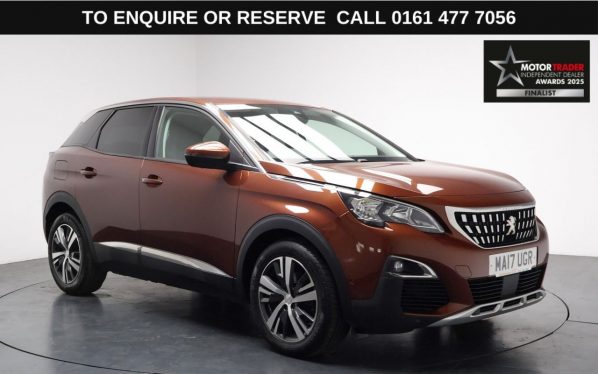 Used 2017 BRONZE PEUGEOT 3008 SUV 1.6 BlueHDi Allure SUV 5dr Diesel EAT Euro 6 (s/s) (120 ps) (reg. 2017-04-30) for sale in Stockport