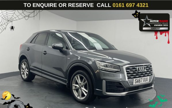 Used 2017 GREY AUDI Q2 SUV 2.0 TFSI S line SUV 5dr Petrol S Tronic quattro Euro 6 (s/s) (190 ps) (reg. 2017-11-30) for sale in Manchester