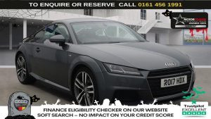 Used 2017 GREY AUDI TT Coupe 1.8 TFSI S line Coupe 3dr Petrol Manual Euro 6 (s/s) (180 ps) (reg. 2017-03-31) for sale in Wilmslow