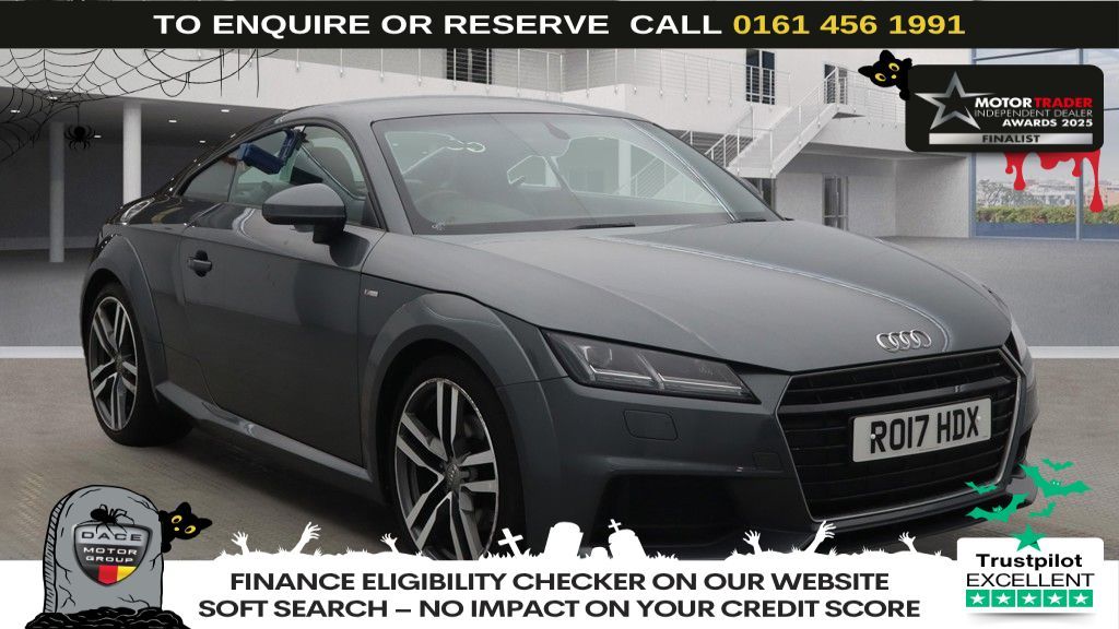 Used 2017 GREY AUDI TT Coupe 1.8 TFSI S line Coupe 3dr Petrol Manual Euro 6 (s/s) (180 ps) (reg. 2017-03-31) for sale in Wilmslow