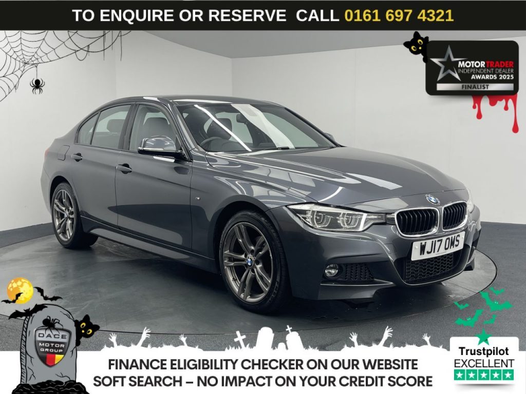 Used 2017 GREY BMW 3 SERIES Saloon 2.0 320i M Sport Saloon 4dr Petrol Manual xDrive Euro 6 (s/s) (184 ps) (reg. 2017-03-21) for sale in Manchester
