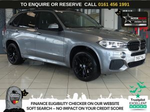 Used 2017 GREY BMW X5 SUV 3.0 30d M Sport SUV 5dr Diesel Auto xDrive Euro 6 (s/s) (258 ps) (reg. 2017-09-01) for sale in Wilmslow