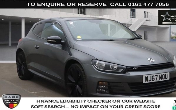 Used 2017 GREY VOLKSWAGEN SCIROCCO Hatchback 2.0 TDI R-Line Black Edition Hatchback 3dr Diesel DSG Euro 6 (s/s) (184 ps) (reg. 2017-09-01) for sale in Stockport