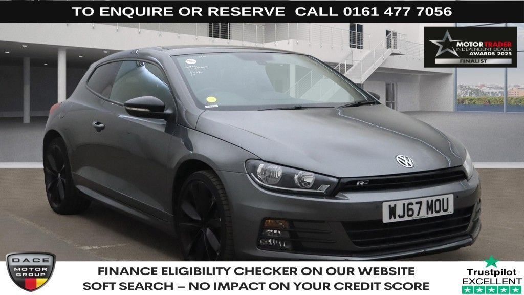 Used 2017 GREY VOLKSWAGEN SCIROCCO Hatchback 2.0 TDI R-Line Black Edition Hatchback 3dr Diesel DSG Euro 6 (s/s) (184 ps) (reg. 2017-09-01) for sale in Stockport