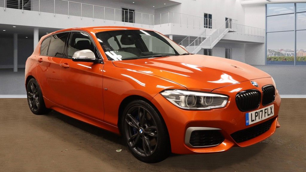 Used 2017 ORANGE BMW 1 SERIES Hatchback 3.0 M140i Hatchback 5dr Petrol Auto Euro 6 (s/s) (340 ps) (reg. 2017-06-24) for sale in Manchester