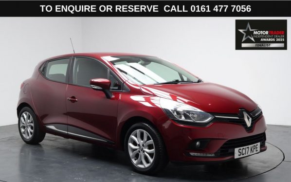 Used 2017 RED RENAULT CLIO Hatchback 1.2 16V Dynamique Nav Hatchback 5dr Petrol Manual Euro 6 (75 ps) (reg. 2017-04-30) for sale in Stockport
