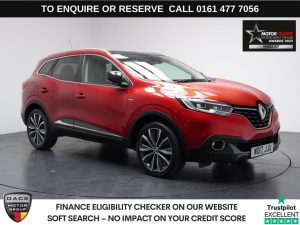 Used 2017 RED RENAULT KADJAR SUV 1.5 dCi Signature Nav SUV 5dr Diesel Manual Euro 6 (s/s) (110 ps) (reg. 2017-07-31) for sale in Stockport