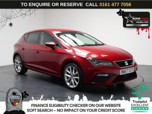 Used 2017 RED SEAT LEON Hatchback 1.4 TSI FR Technology Hatchback 5dr Petrol Manual Euro 6 (s/s) (125 ps) (reg. 2017-12-22) for sale in Stockport