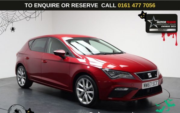 Used 2017 RED SEAT LEON Hatchback 1.4 TSI FR Technology Hatchback 5dr Petrol Manual Euro 6 (s/s) (125 ps) (reg. 2017-12-22) for sale in Stockport