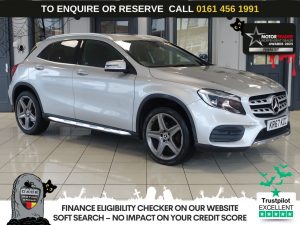 Used 2017 SILVER MERCEDES-BENZ GLA SUV 2.1 GLA200d AMG Line SUV 5dr Diesel 7G-DCT Euro 6 (s/s) (136 ps) (reg. 2017-10-27) for sale in Wilmslow