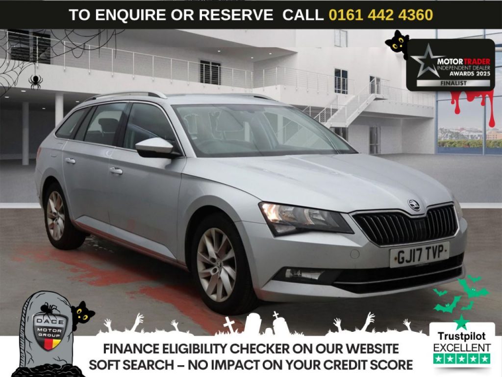 Used 2017 SILVER SKODA SUPERB Estate 1.4 TSI ACT SE Estate 5dr Petrol DSG Euro 6 (s/s) (150 ps) (reg. 2017-03-22) for sale in Altrincham