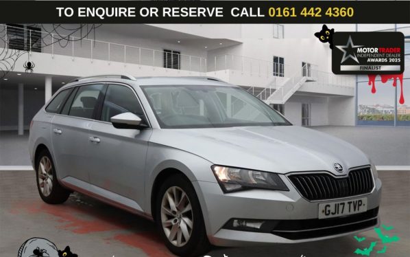 Used 2017 SILVER SKODA SUPERB Estate 1.4 TSI ACT SE Estate 5dr Petrol DSG Euro 6 (s/s) (150 ps) (reg. 2017-03-22) for sale in Altrincham