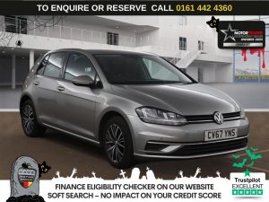Used 2017 SILVER VOLKSWAGEN GOLF Hatchback 1.0 TSI SE Nav Hatchback 5dr Petrol Manual Euro 6 (s/s) (110 bhp) (reg. 2017-11-25) for sale in Altrincham