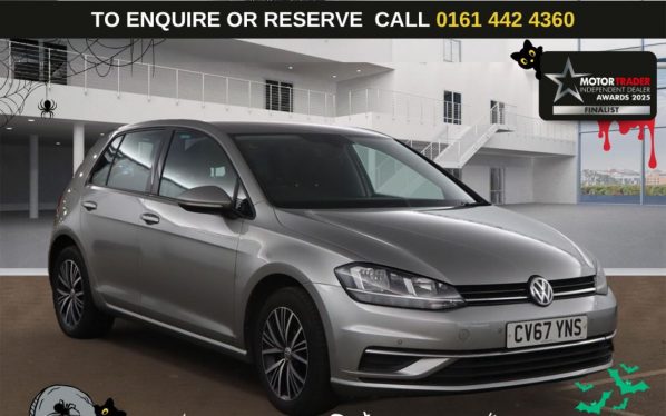 Used 2017 SILVER VOLKSWAGEN GOLF Hatchback 1.0 TSI SE Nav Hatchback 5dr Petrol Manual Euro 6 (s/s) (110 bhp) (reg. 2017-11-25) for sale in Altrincham