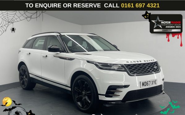 Used 2017 WHITE LAND ROVER RANGE ROVER VELAR SUV 3.0 SD6 V6 R-Dynamic SE SUV 5dr Diesel Auto 4WD Euro 6 (s/s) (300 ps) (reg. 2017-09-06) for sale in Manchester