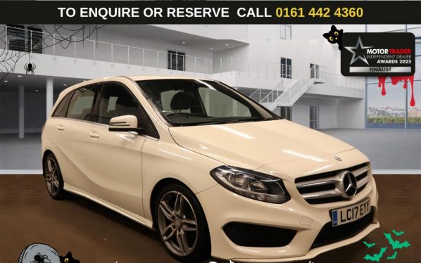 Used 2017 WHITE MERCEDES-BENZ B-CLASS MPV 1.5 B180d AMG Line MPV 5dr Diesel 7G-DCT Euro 6 (s/s) (109 ps) (reg. 2017-04-28) for sale in Altrincham