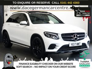 Used 2017 WHITE MERCEDES-BENZ GLC SUV 2.1 GLC250d AMG Line (Premium) SUV 5dr Diesel G-Tronic 4MATIC Euro 6 (s/s) (204 ps) (reg. 2017-03-28) for sale in Altrincham