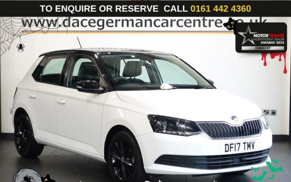 Used 2017 WHITE SKODA FABIA Hatchback 1.2 TSI Colour Edition Hatchback 5dr Petrol Manual Euro 6 (s/s) (90 ps) (reg. 2017-06-30) for sale in Altrincham