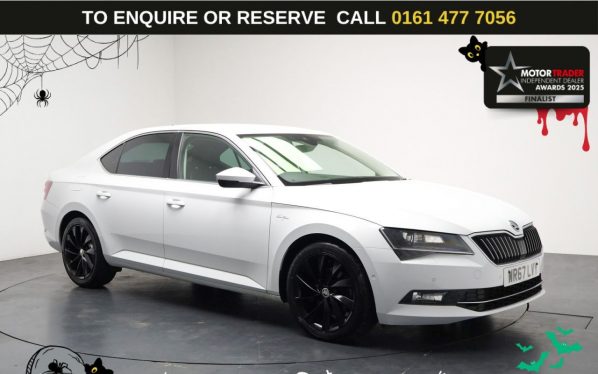 Used 2017 WHITE SKODA SUPERB Hatchback 2.0 TDI Laurin  and  Klement Hatchback 5dr Diesel DSG Euro 6 (s/s) (190 ps) (reg. 2017-11-29) for sale in Stockport