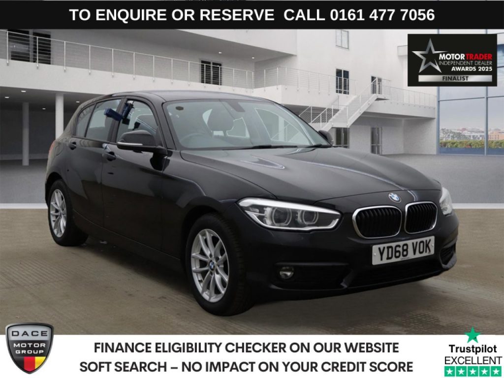 Used 2018 BLACK BMW 1 SERIES Hatchback 1.5 116d SE Business Hatchback 5dr Diesel Manual Euro 6 (s/s) (116 ps) (reg. 2018-09-28) for sale in Stockport