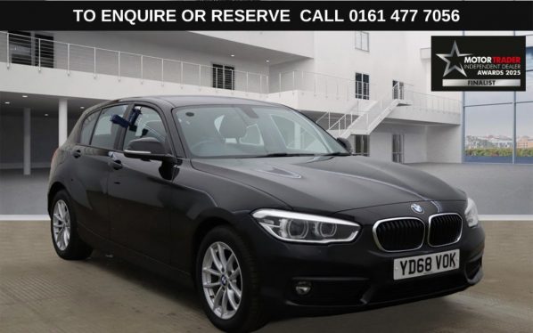 Used 2018 BLACK BMW 1 SERIES Hatchback 1.5 116d SE Business Hatchback 5dr Diesel Manual Euro 6 (s/s) (116 ps) (reg. 2018-09-28) for sale in Stockport