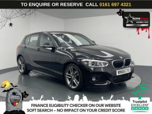 Used 2018 BLACK BMW 1 SERIES Hatchback 1.5 118i M Sport Hatchback 5dr Petrol Manual Euro 6 (s/s) (136 ps) (reg. 2018-09-30) for sale in Manchester