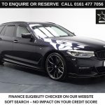 Used 2018 BLACK BMW 5 SERIES Estate 3.0 530d M Sport Touring 5dr Diesel Auto Euro 6 (s/s) (265 ps) (reg. 2018-10-09) for sale in Stockport