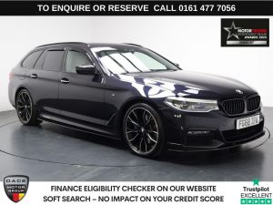 Used 2018 BLACK BMW 5 SERIES Estate 3.0 530d M Sport Touring 5dr Diesel Auto Euro 6 (s/s) (265 ps) (reg. 2018-10-09) for sale in Stockport