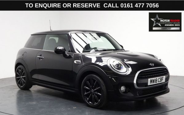 Used 2018 BLACK MINI HATCH Hatchback 1.5 Cooper Hatchback 3dr Petrol Manual Euro 6 (s/s) (136 ps) (reg. 2018-05-31) for sale in Stockport