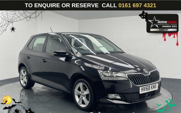 Used 2018 BLACK SKODA FABIA Hatchback 1.0 TSI SE L Hatchback 5dr Petrol Manual Euro 6 (s/s) (110 ps) (reg. 2018-09-26) for sale in Manchester
