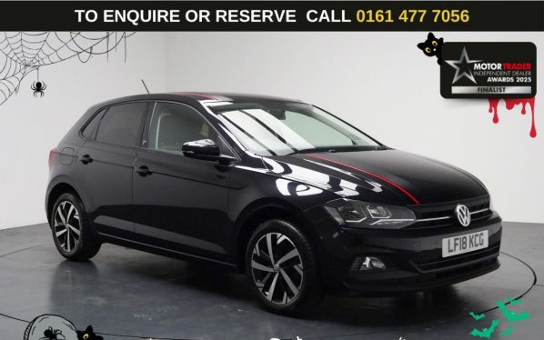 Used 2018 BLACK VOLKSWAGEN POLO Hatchback 1.0 TSI beats Hatchback 5dr Petrol DSG Euro 6 (s/s) (95 ps) (reg. 2018-04-28) for sale in Stockport