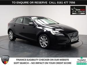 Used 2018 BLACK VOLVO V40 Hatchback 1.5 T3 GPF Inscription Hatchback 5dr Petrol Auto Euro 6 (s/s) (152 ps) (reg. 2018-05-16) for sale in Stockport