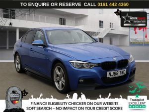 Used 2018 BLUE BMW 3 SERIES Saloon 3.0 330d M Sport Saloon 4dr Diesel Auto xDrive Euro 6 (s/s) (258 ps) (reg. 2018-09-02) for sale in Altrincham