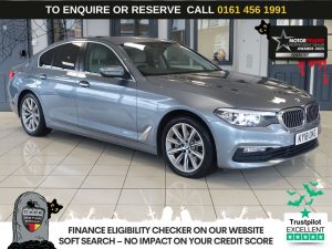 Used 2018 BLUE BMW 5 SERIES Saloon 3.0 530d SE Saloon 4dr Diesel Auto Euro 6 (s/s) (265 ps) (reg. 2018-03-31) for sale in Wilmslow