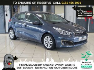 Used 2018 BLUE KIA CEED Hatchback 1.6 2 ISG Hatchback 5dr Petrol Manual Euro 6 (s/s) (133 bhp) (reg. 2018-07-02) for sale in Wilmslow