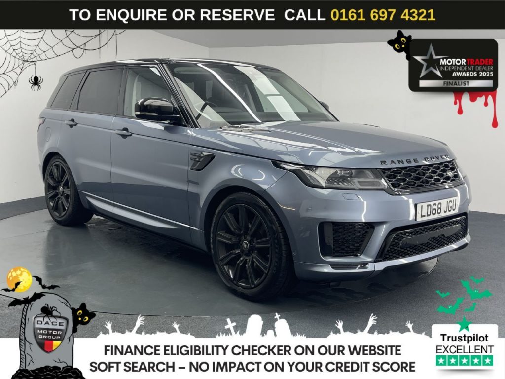 Used 2018 BLUE LAND ROVER RANGE ROVER SPORT SUV 3.0 SD V6 Autobiography Dynamic SUV 5dr Diesel Auto 4WD Euro 6 (s/s) (306 ps) (reg. 2018-11-09) for sale in Manchester