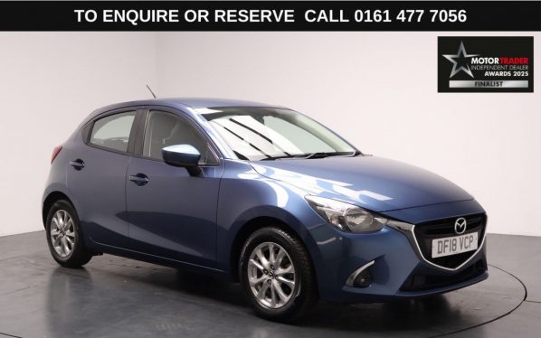 Used 2018 BLUE MAZDA MAZDA2 Hatchback 1.5 SKYACTIV-G SE-L+ Hatchback 5dr Petrol Manual Euro 6 (s/s) (75 ps) (reg. 2018-07-31) for sale in Stockport