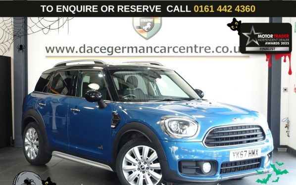 Used 2018 BLUE MINI COUNTRYMAN SUV 1.5 Cooper SUV 5dr Petrol Manual ALL4 Euro 6 (s/s) (136 ps) £8850 EXTRAS (reg. 2018-01-19) for sale in Altrincham