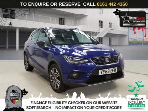 Used 2018 BLUE SEAT ARONA SUV 1.6 TDI XCELLENCE SUV 5dr Diesel DSG Euro 6 (s/s) (95 ps) (reg. 2018-09-29) for sale in Altrincham