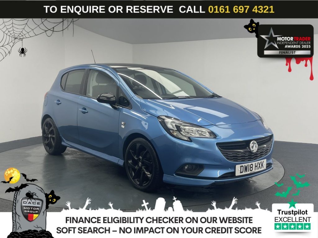 Used 2018 BLUE VAUXHALL CORSA Hatchback 1.4i Turbo ecoFLEX Limited Edition Hatchback 5dr Petrol Manual Euro 6 (s/s) (100 ps) (reg. 2018-07-31) for sale in Manchester