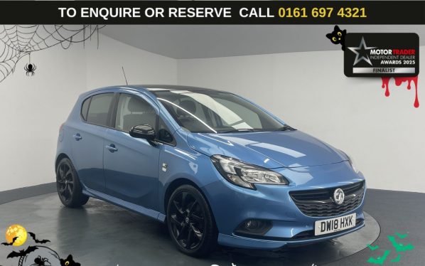 Used 2018 BLUE VAUXHALL CORSA Hatchback 1.4i Turbo ecoFLEX Limited Edition Hatchback 5dr Petrol Manual Euro 6 (s/s) (100 ps) (reg. 2018-07-31) for sale in Manchester