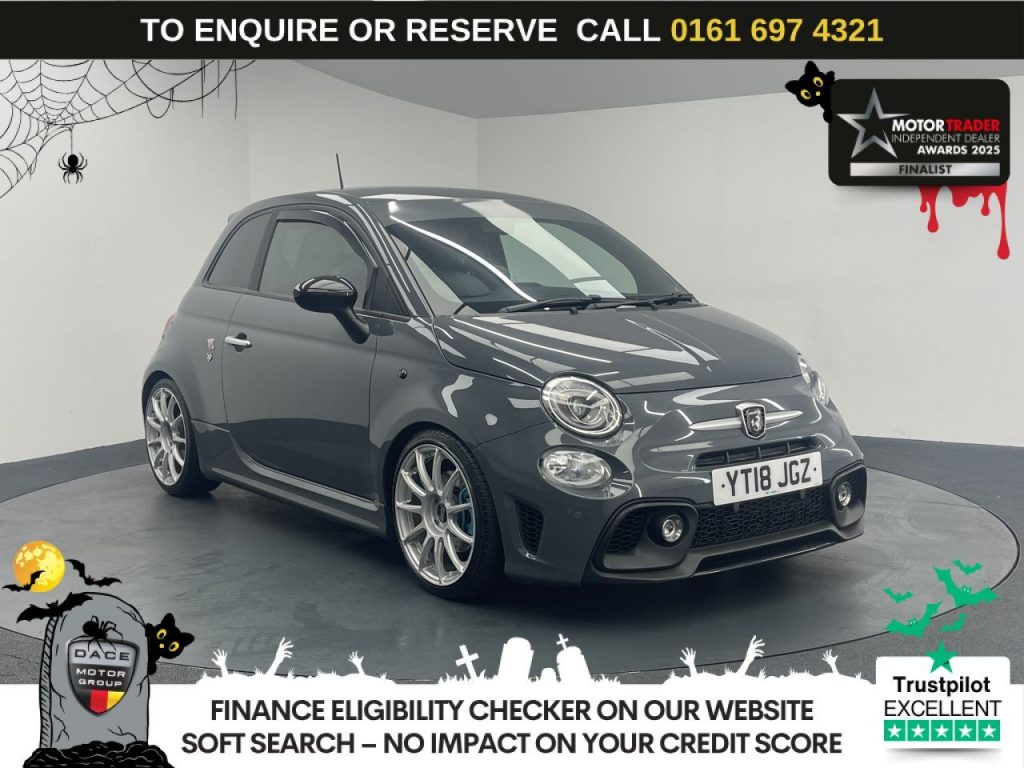 Used 2018 GREY ABARTH 595 Hatchback 1.4 T-Jet Turismo Hatchback 3dr Petrol Manual Euro 6 (165 bhp) (reg. 2018-04-13) for sale in Manchester