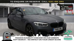 Used 2018 GREY BMW 1 SERIES Hatchback 2.0 118d M Sport Hatchback 5dr Diesel Manual Euro 6 (s/s) (150 ps) (reg. 2018-06-25) for sale in Wilmslow