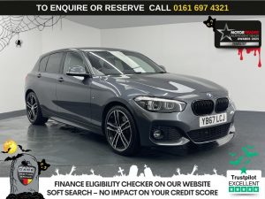 Used 2018 GREY BMW 1 SERIES Hatchback 2.0 120i M Sport Shadow Edition Hatchback 5dr Petrol Auto Euro 6 (s/s) (184 ps) (reg. 2018-02-26) for sale in Manchester