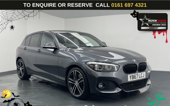 Used 2018 GREY BMW 1 SERIES Hatchback 2.0 120i M Sport Shadow Edition Hatchback 5dr Petrol Auto Euro 6 (s/s) (184 ps) (reg. 2018-02-26) for sale in Manchester