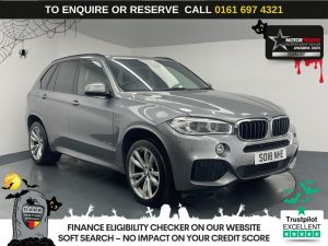 Used 2018 GREY BMW X5 SUV 3.0 30d M Sport SUV 5dr Diesel Auto xDrive Euro 6 (s/s) (258 ps) (reg. 2018-07-31) for sale in Manchester