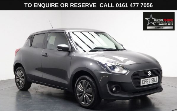Used 2018 GREY SUZUKI SWIFT Hatchback 1.2 Dualjet MHEV SZ5 Hatchback 5dr Petrol Hybrid Manual ALLGRIP Euro 6 (s/s) (90 ps) (reg. 2018-02-23) for sale in Stockport