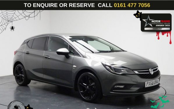 Used 2018 GREY VAUXHALL ASTRA Hatchback 1.4i Turbo SRi Hatchback 5dr Petrol Manual Euro 6 (150 ps) (reg. 2018-09-27) for sale in Stockport